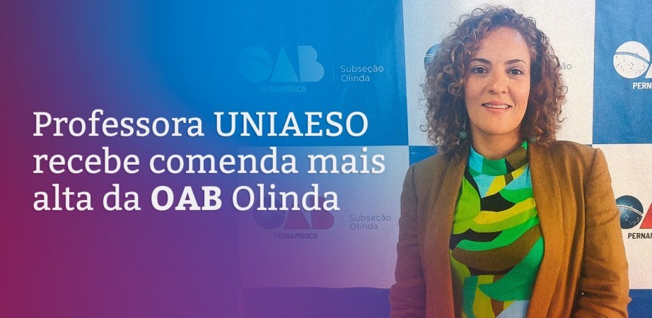 Andréia Nóbrega é professora da UNIAESO há 12 anos